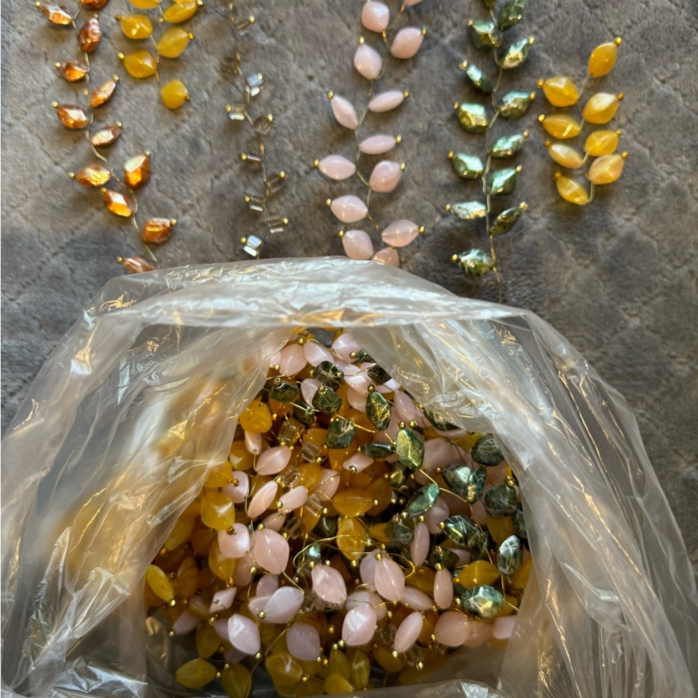 Bulk of beaded flower and blooms for Crafts Decor